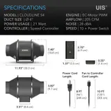 AC Infinity - Cloudline Pro EC Fans – view 2