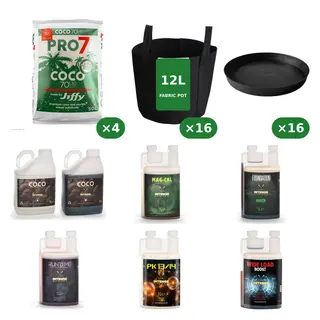 16-Pot Coco & Nutrient Bundle