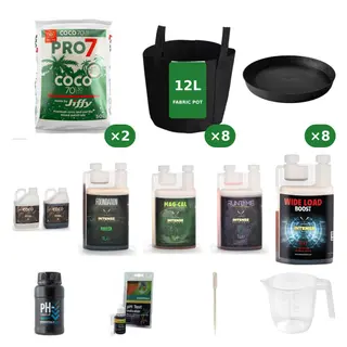 8-Pot Coco & Nutrient Bundle