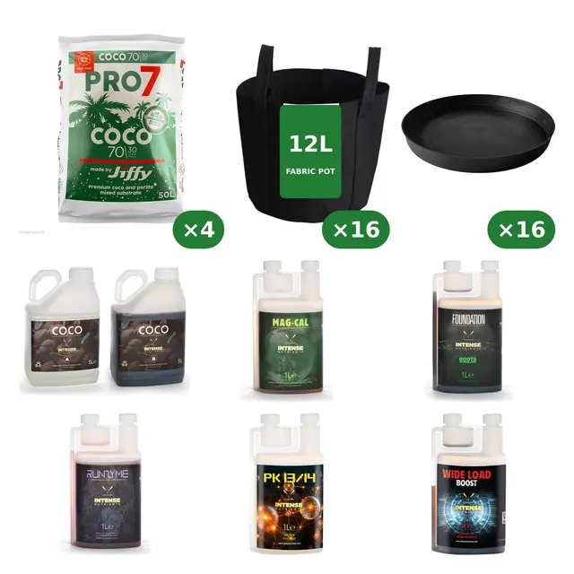 16-Pot Coco & Nutrient Bundle