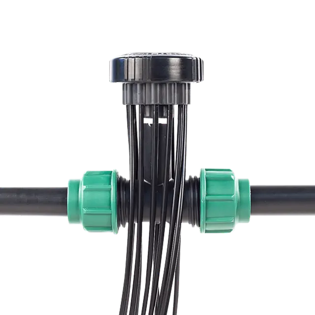 TopSpin Dripper Manifold 25mm (1ins) Complete with Tee